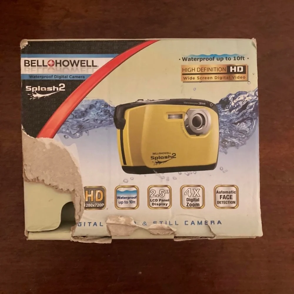 Bell & Howell Splash 2 Black Waterproof Digital Camera